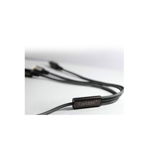 کابل تبدیل USB به microUSB/لایتنینگ/USB-C ارلدام مدل EC-IMC17 طول 1.2 متر
