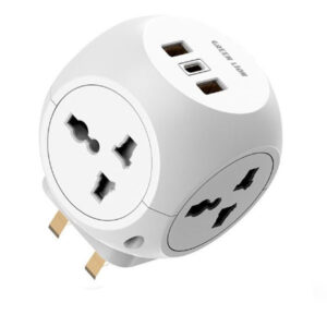 آداپتور مسافرتی چند پورت گرین Green Multi Port Travel Adapter