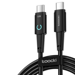 کابل تبدیل فست شارژ 60 وات USB-C Toocki مدل TQ-X02 طول 1 متر